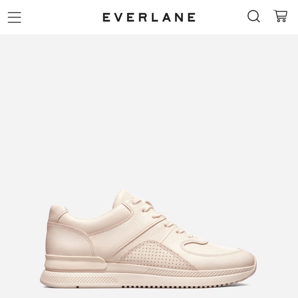Everlane the Trainer in blush size 7.5